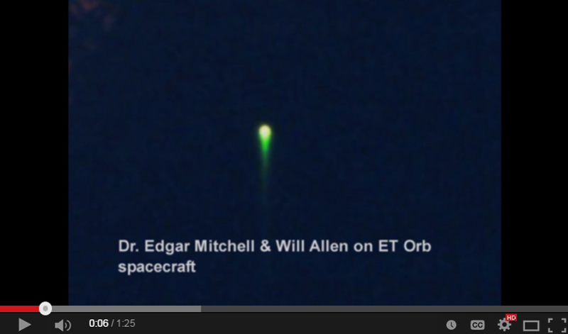 Green Fireball UFO Dr. Edgar Mitchell